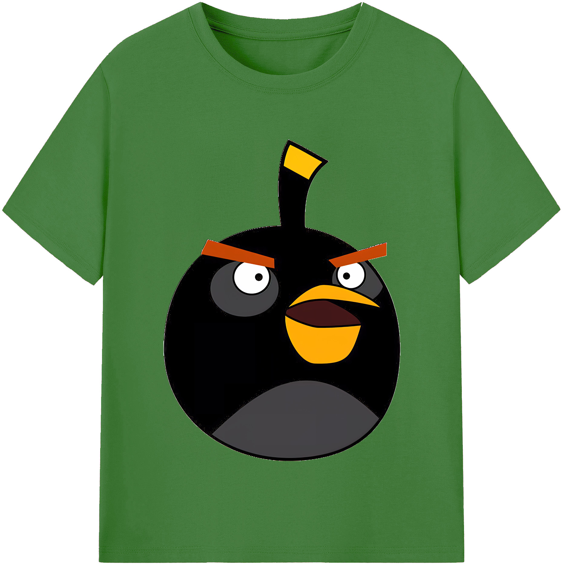 （画像用） Angry Birds アングリーバード レディースカジュアルプリントTシャツ（綿100％）